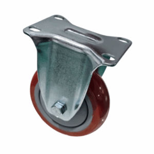 RUEDA CON PLACA FIJA 4"