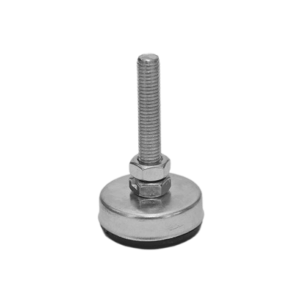 PIE NIVELADOR PARA TUBO LEAN CON CAUCHO